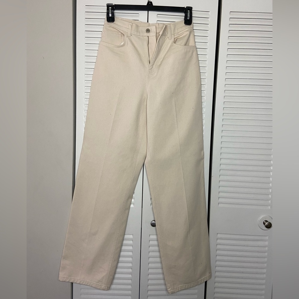 ASOS- Ecru Denim Pants- NEVER WORN